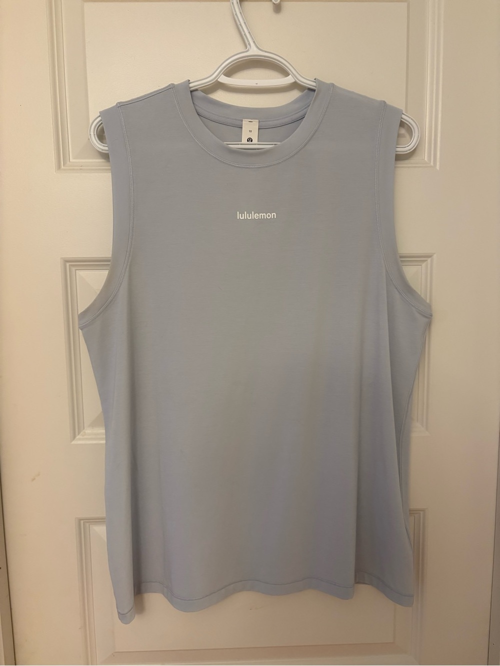 lululemon athletica Light Blue Sleeveless Muscle Tank